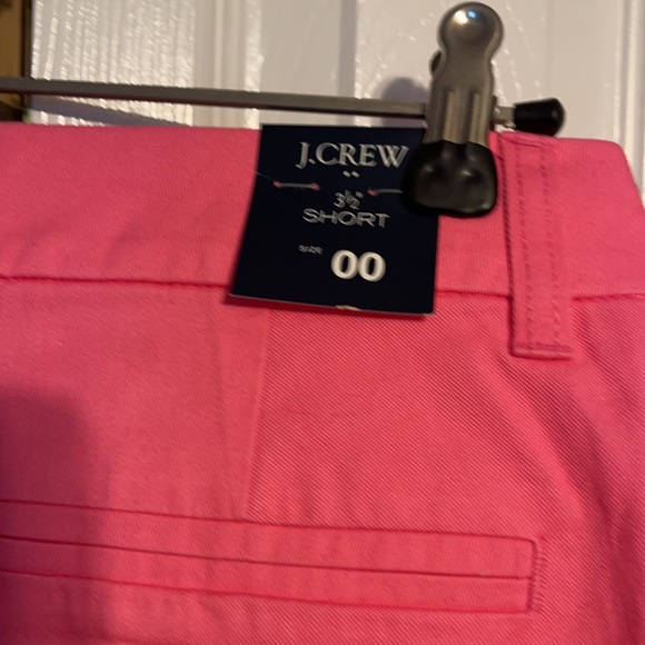 NWT J CREW 3.5 inch pink shorts in size 00 - Picture 5 of 5